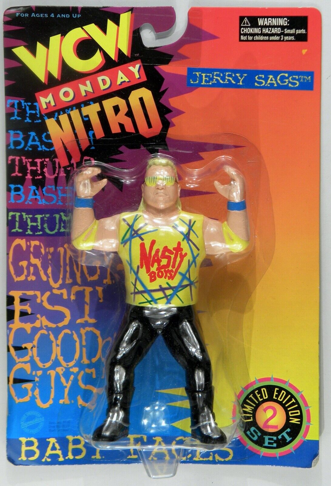 1997 WCW OSFTM Collectible Wrestlers [LJN Style] Limited Edition Set 2 "Baby Faces" Brian Knobs