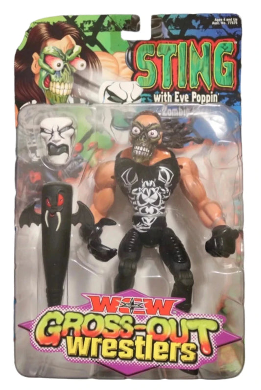 2000 WCW Toy Biz Gross-Out Wrestlers Sting