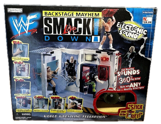 2000 WWF Jakks Pacific Titantron Live SmackDown! Backstage Mayhem Playset