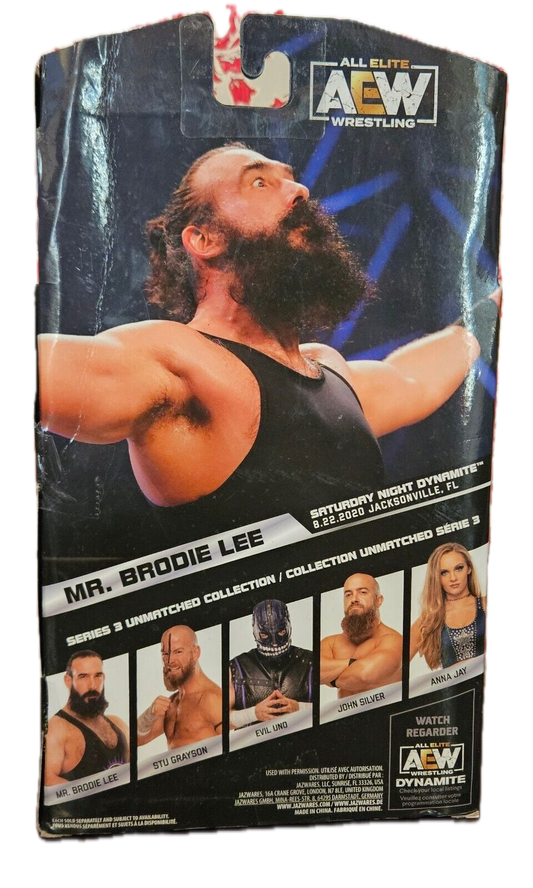 2022 AEW Jazwares Unmatched Collection Series 3 #17 Mr. Brodie Lee [Without Cards]