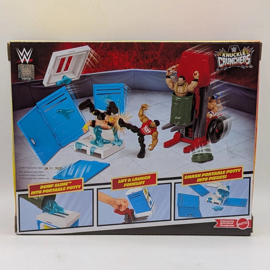 2026 WWE Mattel Knuckle Crunchers Backstage Brawl Playset [With Jey Uso]