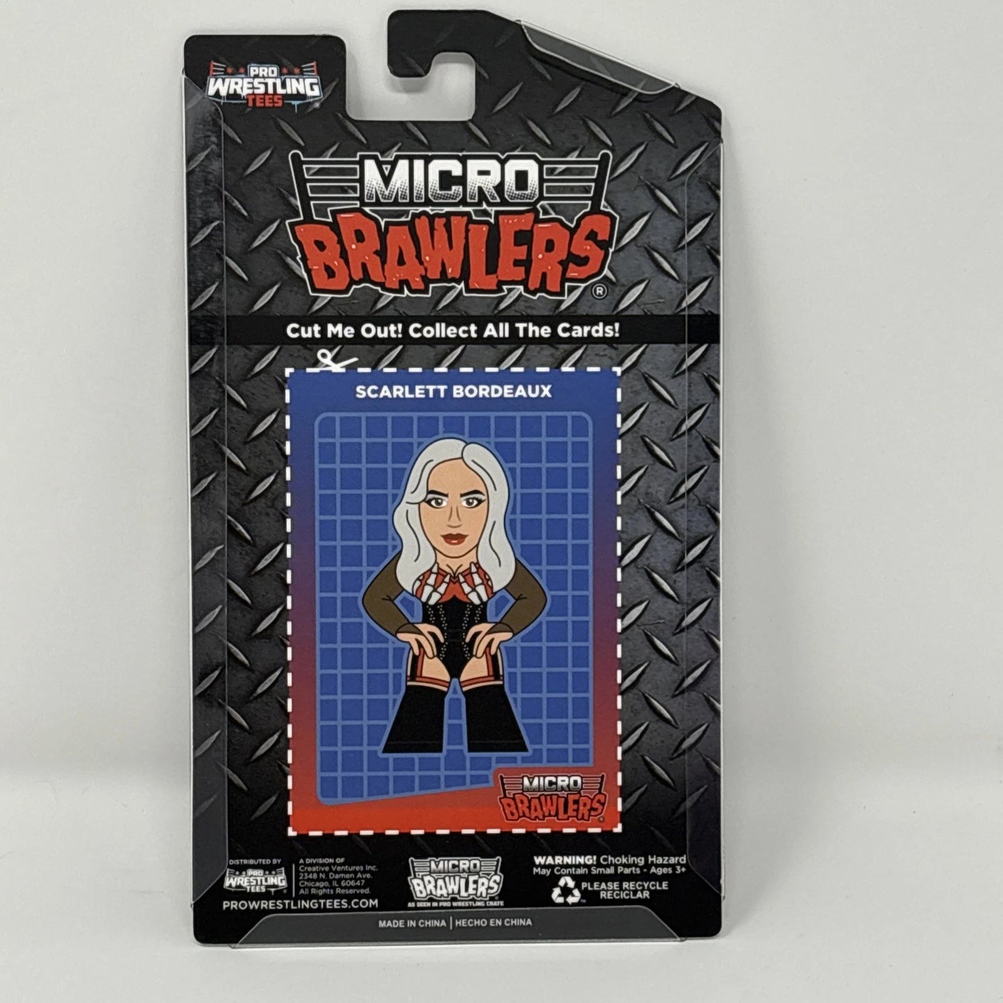 2026 Pro Wrestling Tees Crate Exclusive Scarlett Bordeaux Micro Brawler [March, Chase]
