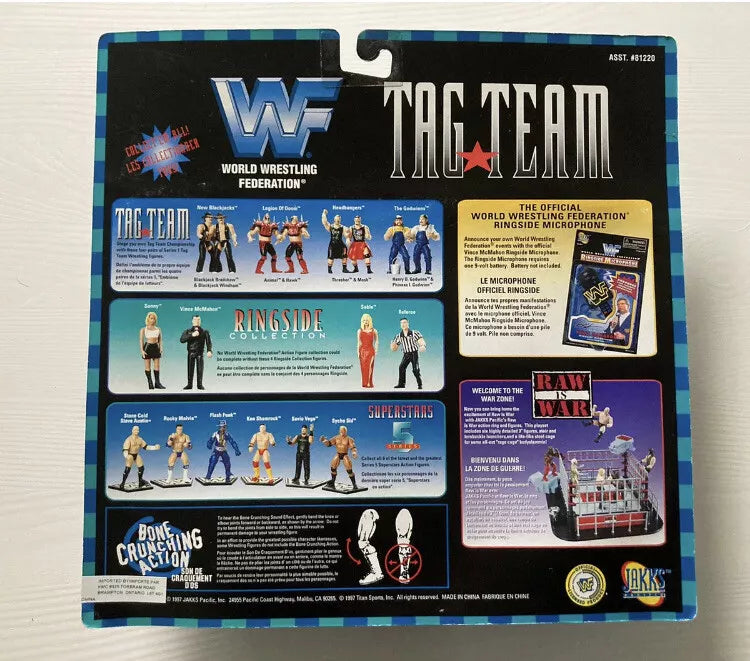 1997 WWF Jakks Pacific Tag Team Series 1 Godwinns: Phineas I. Godwinn & Henry O. Godwinn