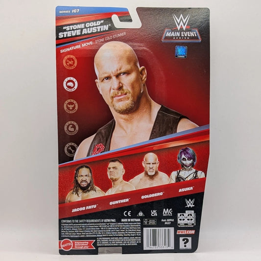 2026 WWE Mattel Main Event Series 167 "Stone Cold" Steve Austin
