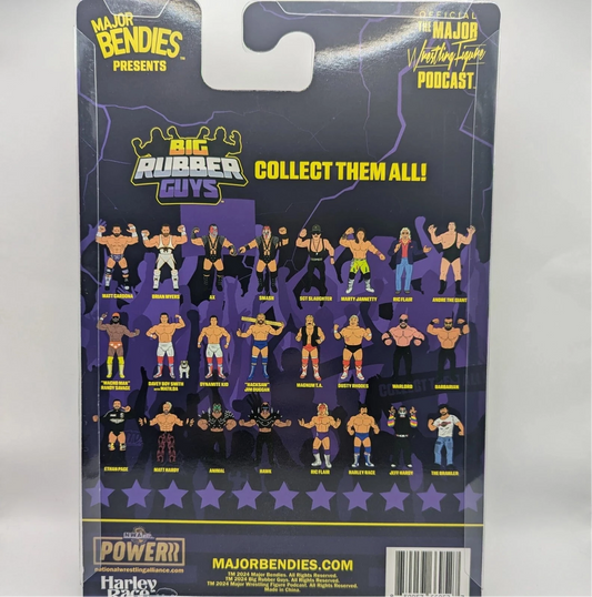 2025 Major Wrestling Figure Podcast Big Rubber Guys Series 9 Harley Race