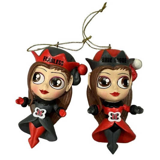 2016 WWE Elf Ornaments Bella Twins