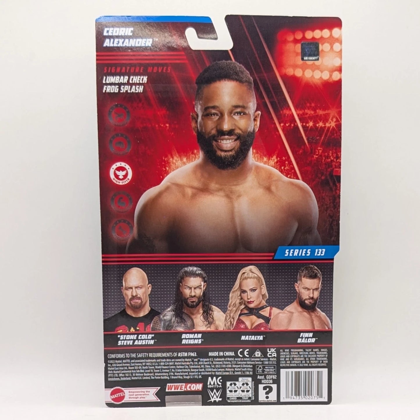 2022 WWE Mattel Basic Series 133 Cedric Alexander [Chase]