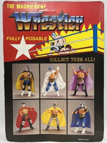 1993 The Magnificent Wrestler Series 1 Blue Panther