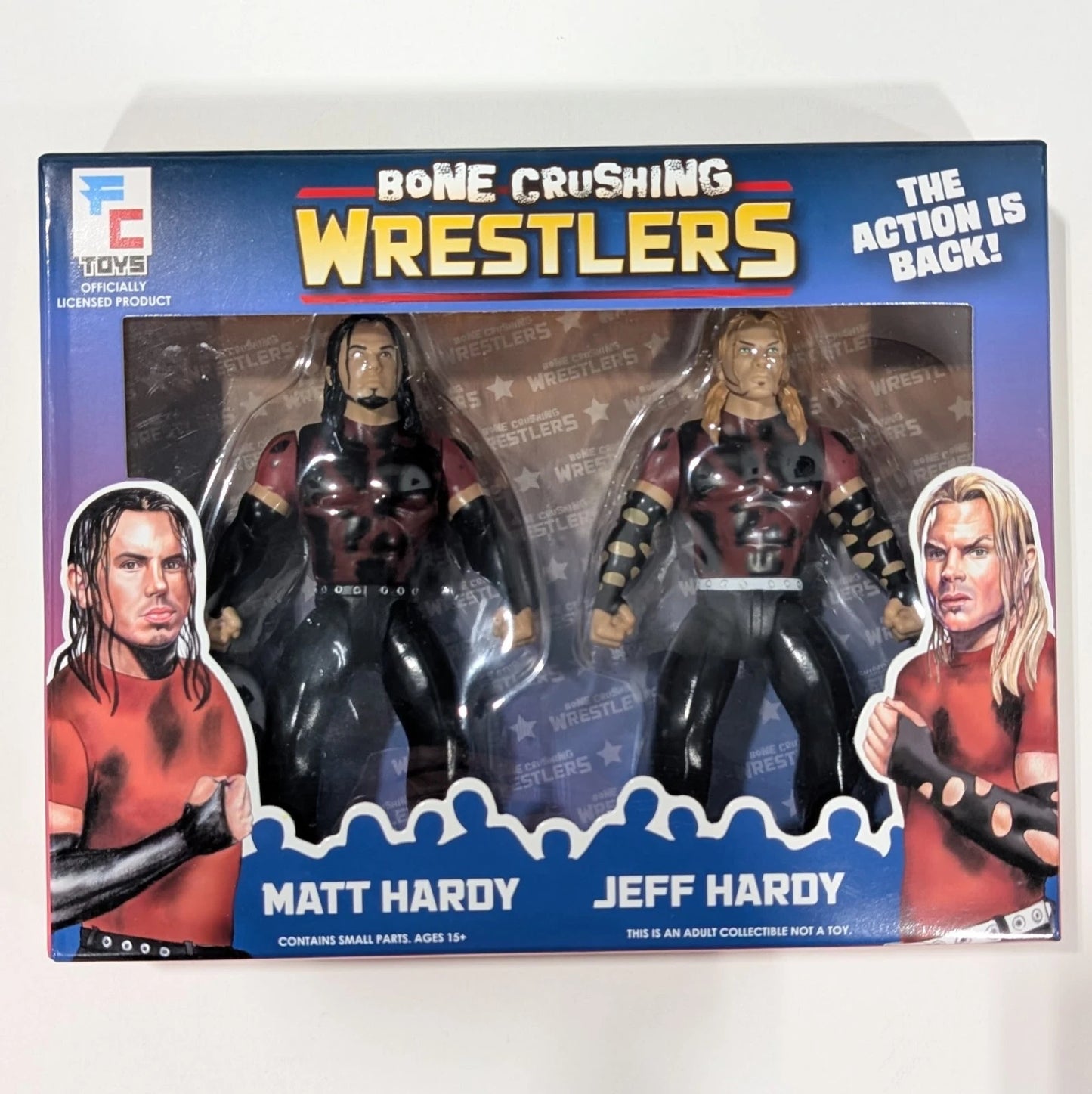 2025 FC Toys Bone Crushing Wrestlers Series 2 2-Pack: Matt Hardy & Jeff Hardy