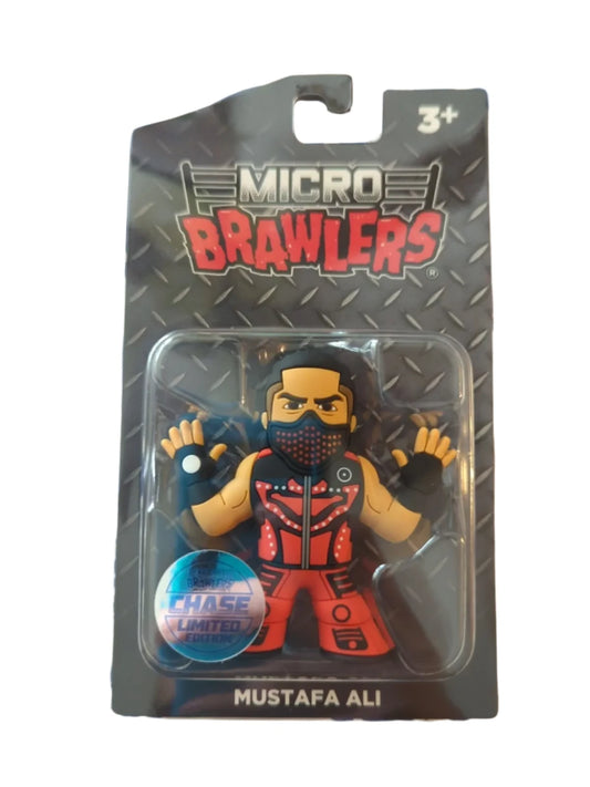 2024 Pro Wrestling Tees Crate Exclusive Mustafa Ali Micro Brawler [September, Chase]