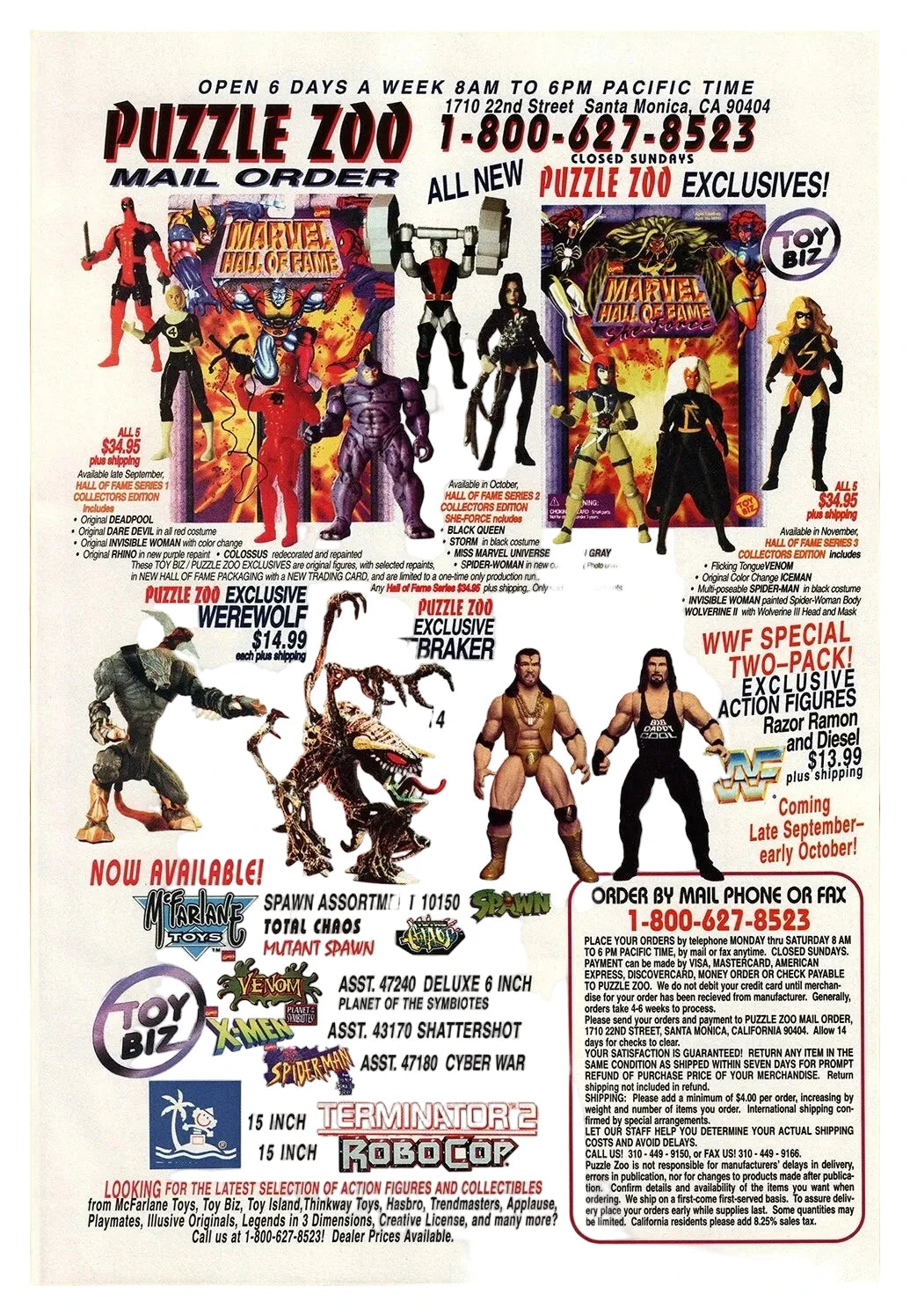 1996 WWF Jakks Pacific Superstars 2-Pack: Razor Ramon & Diesel [Exclusive]