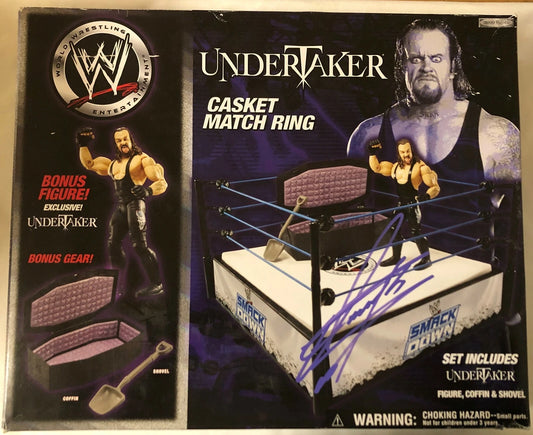 2006 WWE Jakks Pacific The Undertaker's Casket Match Ring [With Undertaker]