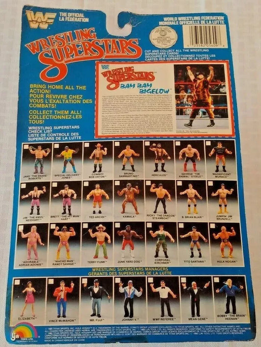 1988 WWF LJN Wrestling Superstars Series 5 Bam Bam Bigelow