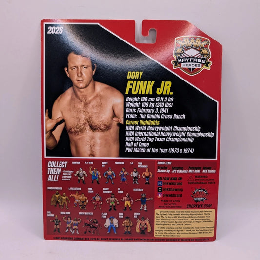 2026 KWK Kayfabe Heroes Deluxe Edition Dory Funk Jr. [With Red Trunks]