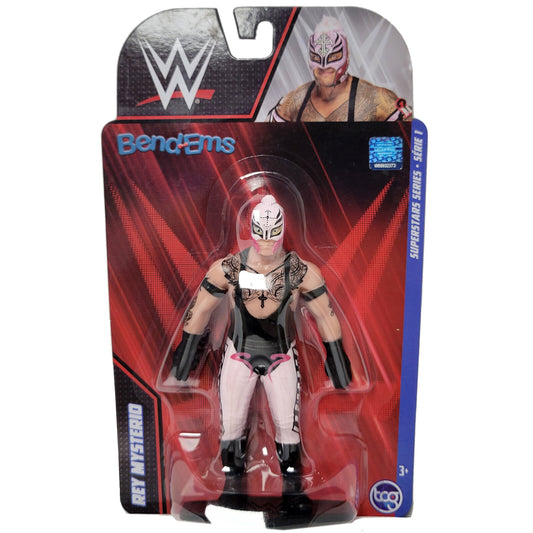 2023 WWE TCG Toys Bend-Ems Superstars Series 1 Rey Mysterio