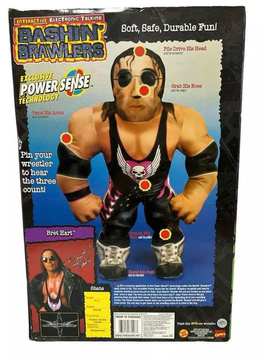 1998 WCW Toy Biz Bashin' Brawlers Series 3 Bret Hart