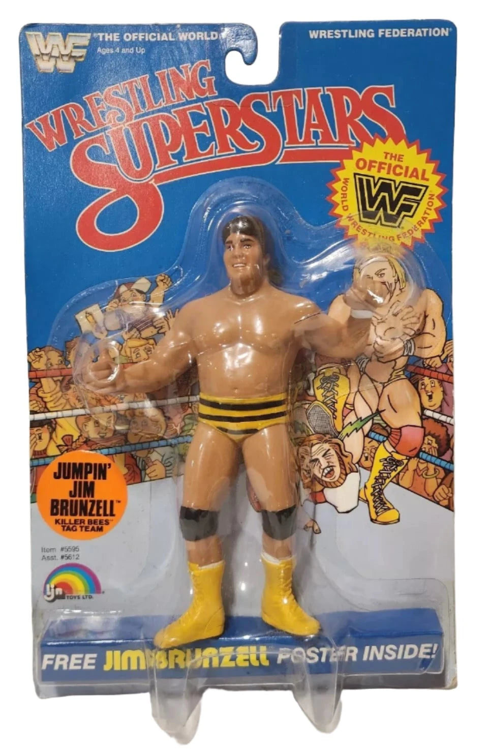 1987 WWF LJN Wrestling Superstars Series 4 Jumpin' Jim Brunzell ...