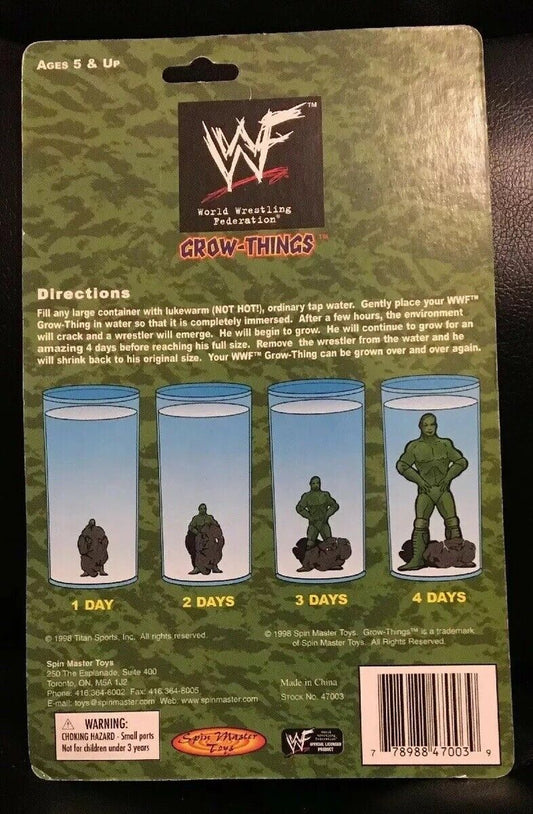 1998-1999 WWF Spin Master Toys Grow-Things The Rock