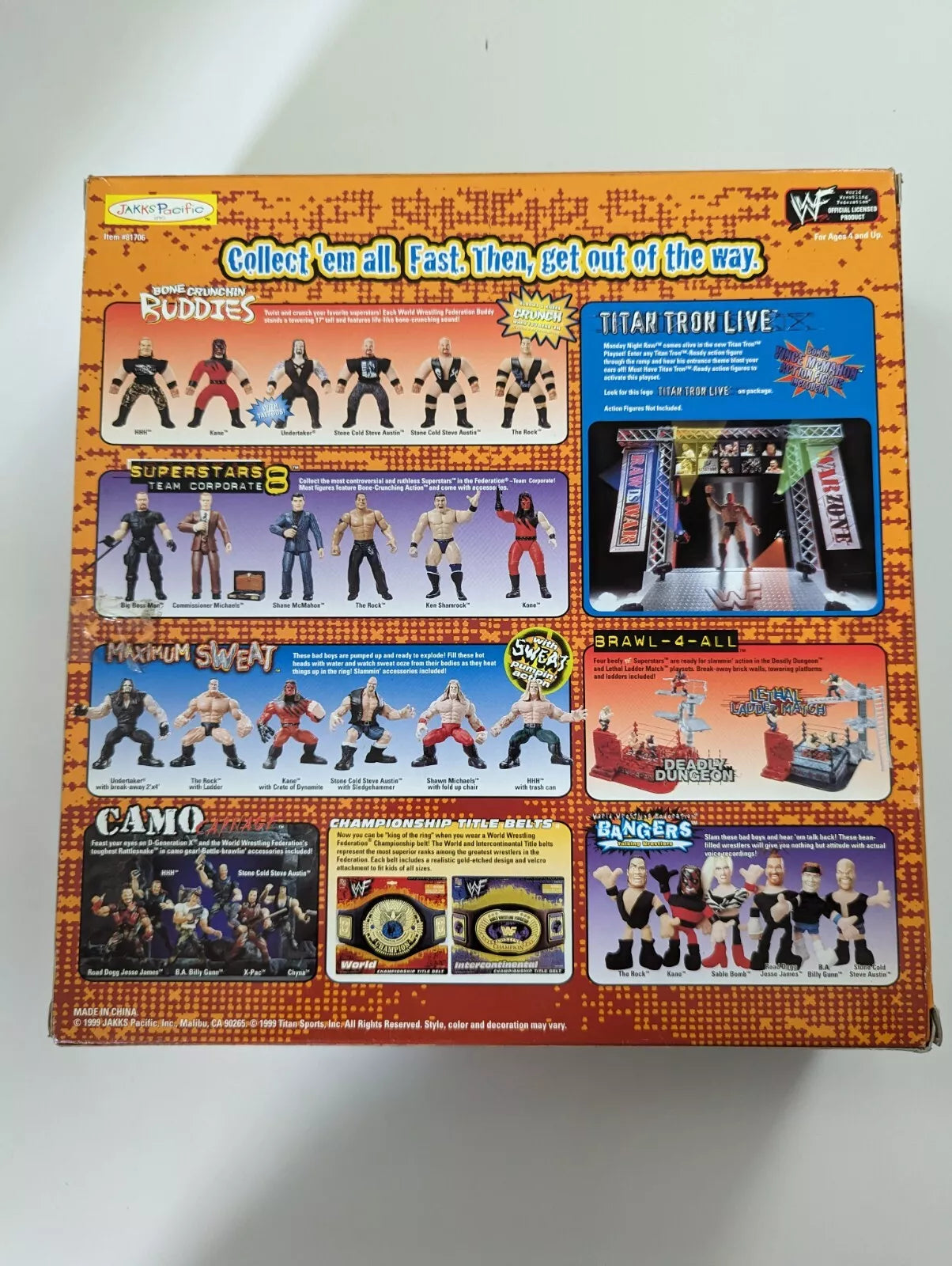 1999 WWF Jakks Pacific Mankind with Grapple Gear [Exclusive]