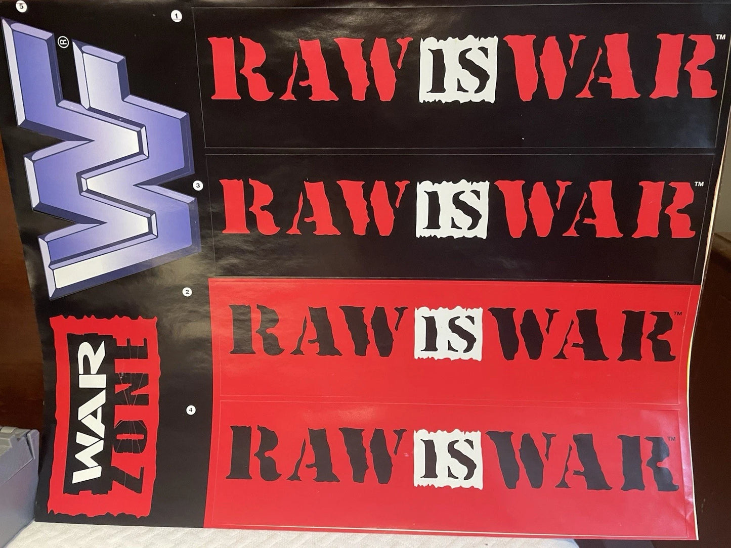 2000 WWF Jakks Pacific Sears Mailaway Raw is War Monster Ring With Grapple Gear [With Kane, Stone Cold Steve Austin, The Rock & Undertaker]