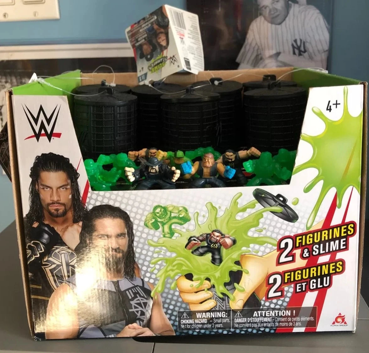 2020 WWE Alpha Group Slime Slammer Series 1 AJ Styles [Glow In the Dark]