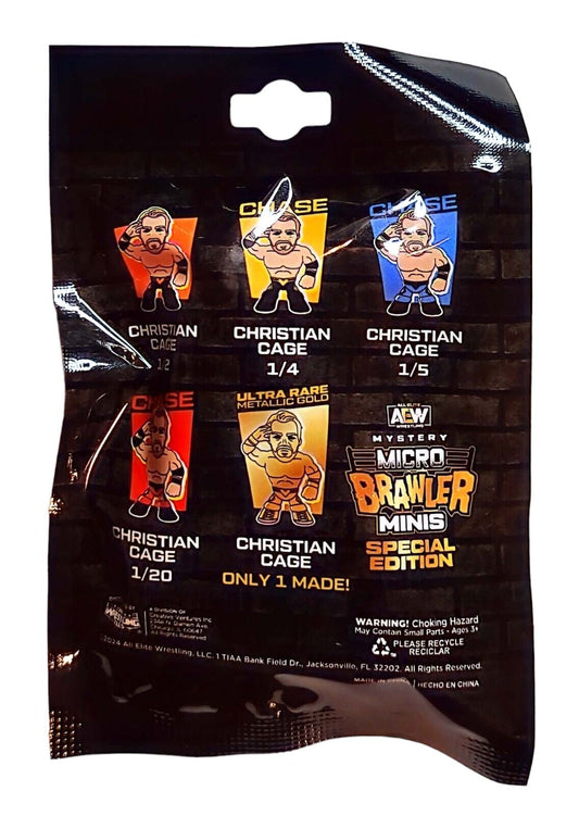 2024 Pro Wrestling Tees AEW Crate Micro Brawler Minis Special Edition Christian Cage [1 of 1]