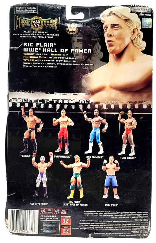 2008 WWE Jakks Pacific Classic Superstars Series 20 Ric Flair "WWE Hall of Famer"