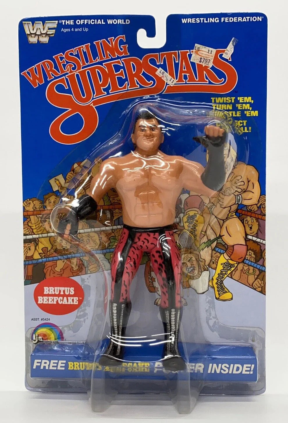 1986 WWF LJN Wrestling Superstars Series 2 Brutus Beefcake