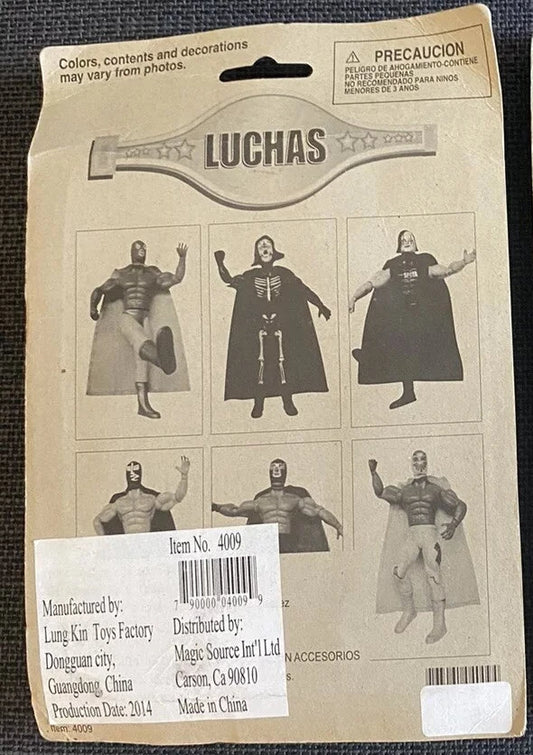 2014 Lung Kin Toys Factory Luchas 6" Bootleg/Knockoff El Santo