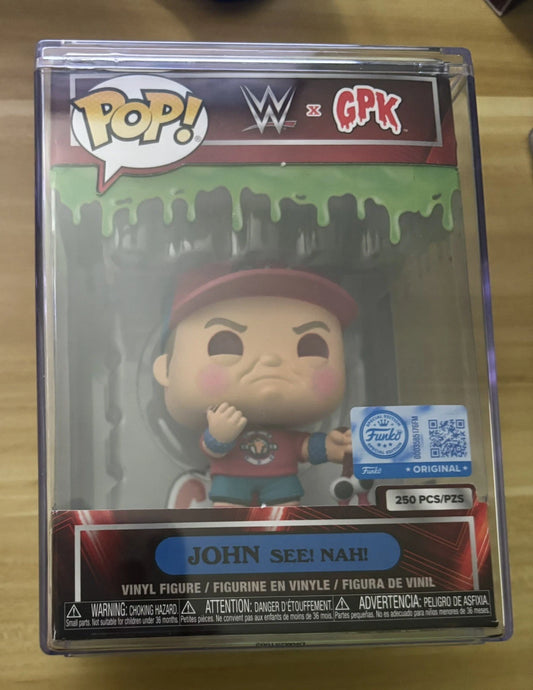 2026 WWE x Garbage Pail Kids [GPK] Funko POP! Vinyls Limited Edition John See! Nah!