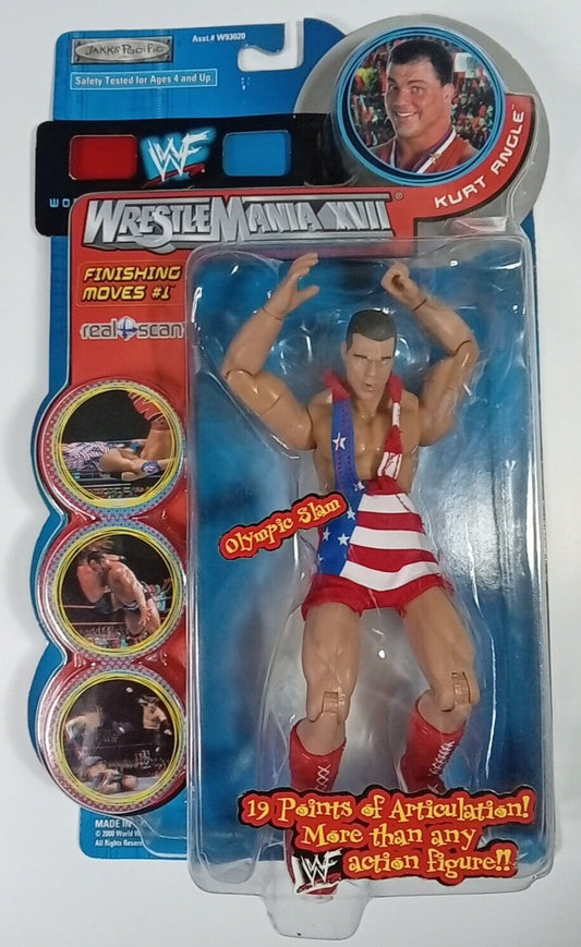 2001 WWF Jakks Pacific Finishing Moves Series 1 Kurt Angle