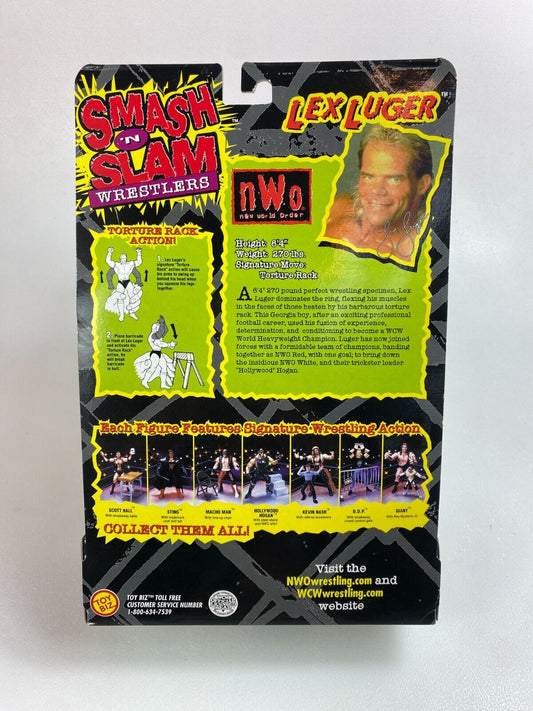 1999 WCW Toy Biz Smash 'N' Slam Lex Luger [Without Shirt]