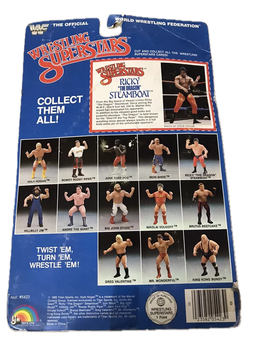 1986 WWF LJN Wrestling Superstars Series 3 Ricky "The Dragon" Steamboat