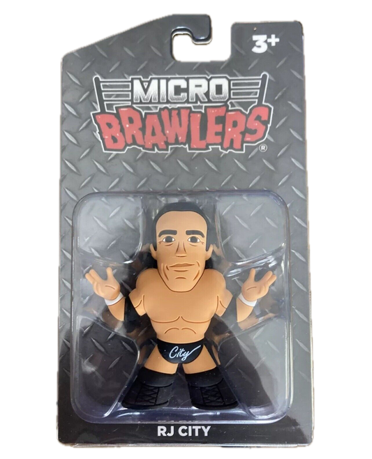 2024 Pro Wrestling Tees Crate Exclusive Micro Brawler RJ City [March]