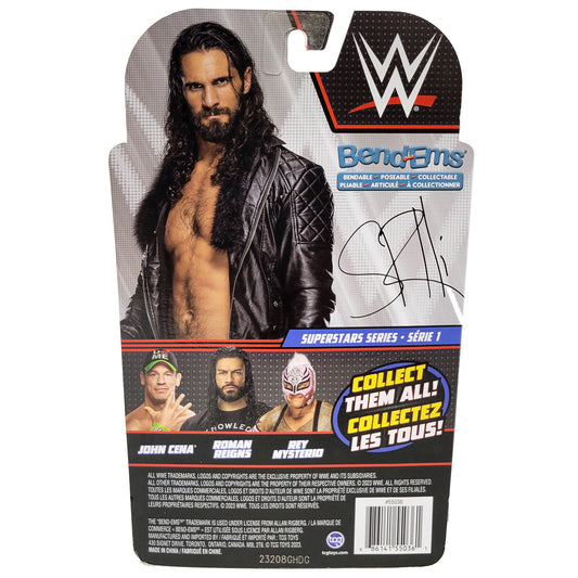 2023 WWE TCG Toys Bend-Ems Superstars Series 1 Seth "Freakin" Rollins