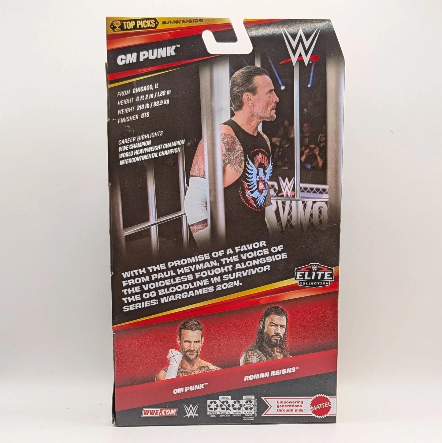 2025 WWE Mattel Elite Collection Top Picks CM Punk