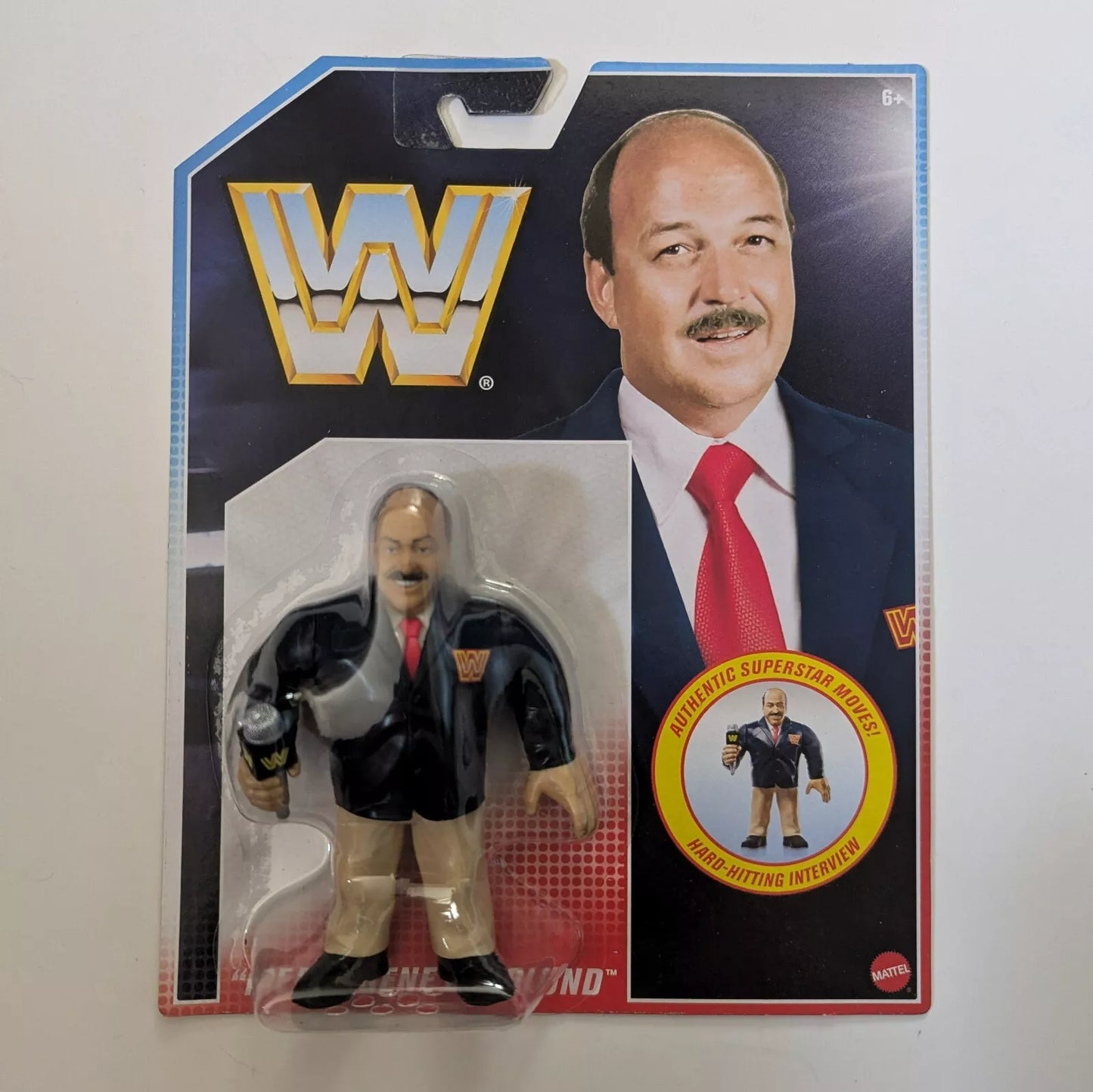 2022 WWE Mattel Creations Exclusive Retro Series 11 Mean Gene Okerlund