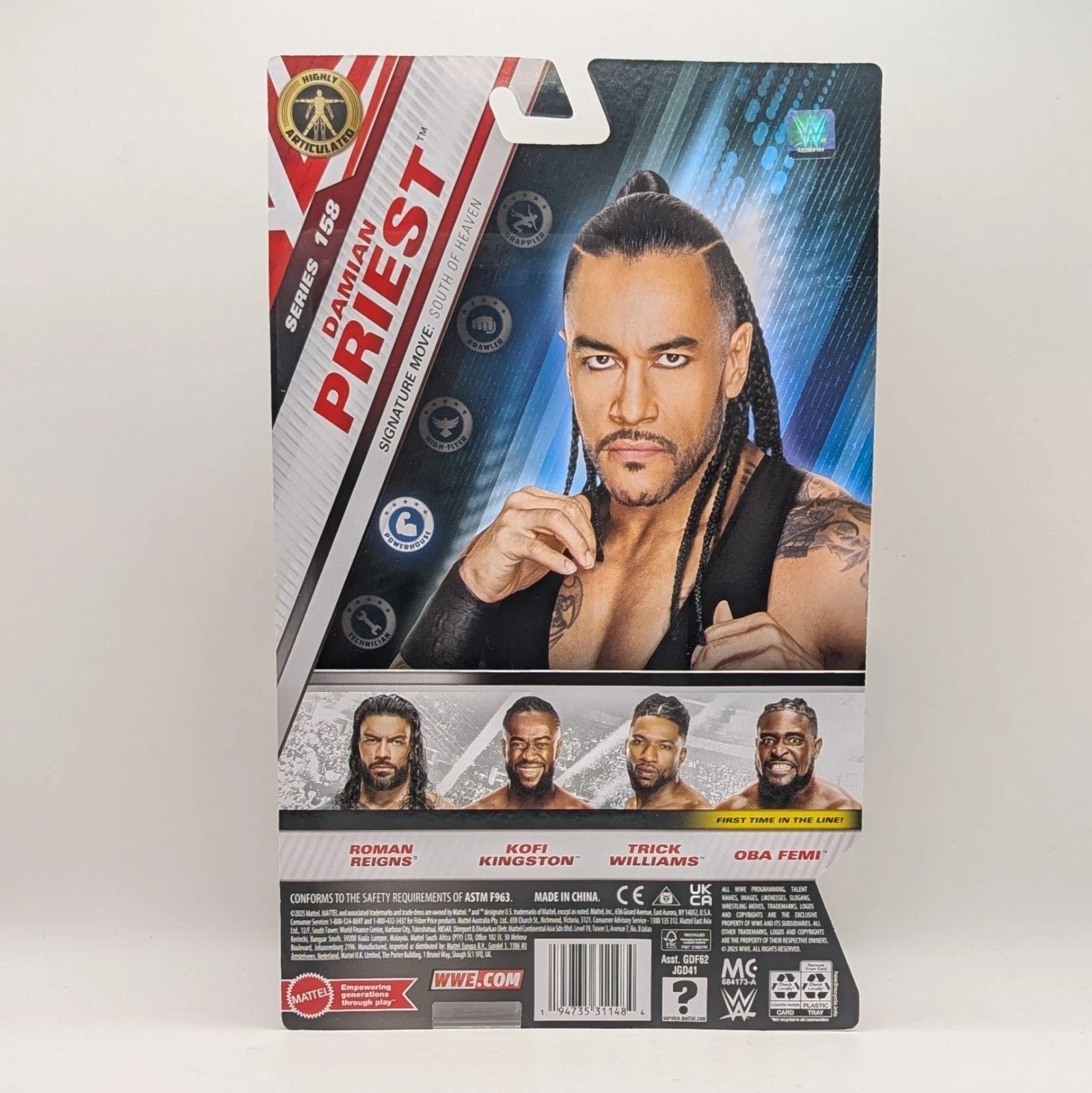 WWE マテル　エリート　プリンスアルバート　Aトレイン　天災 2025 WWE Mattel Main Event Series 158 Damian Priest – Wrestling