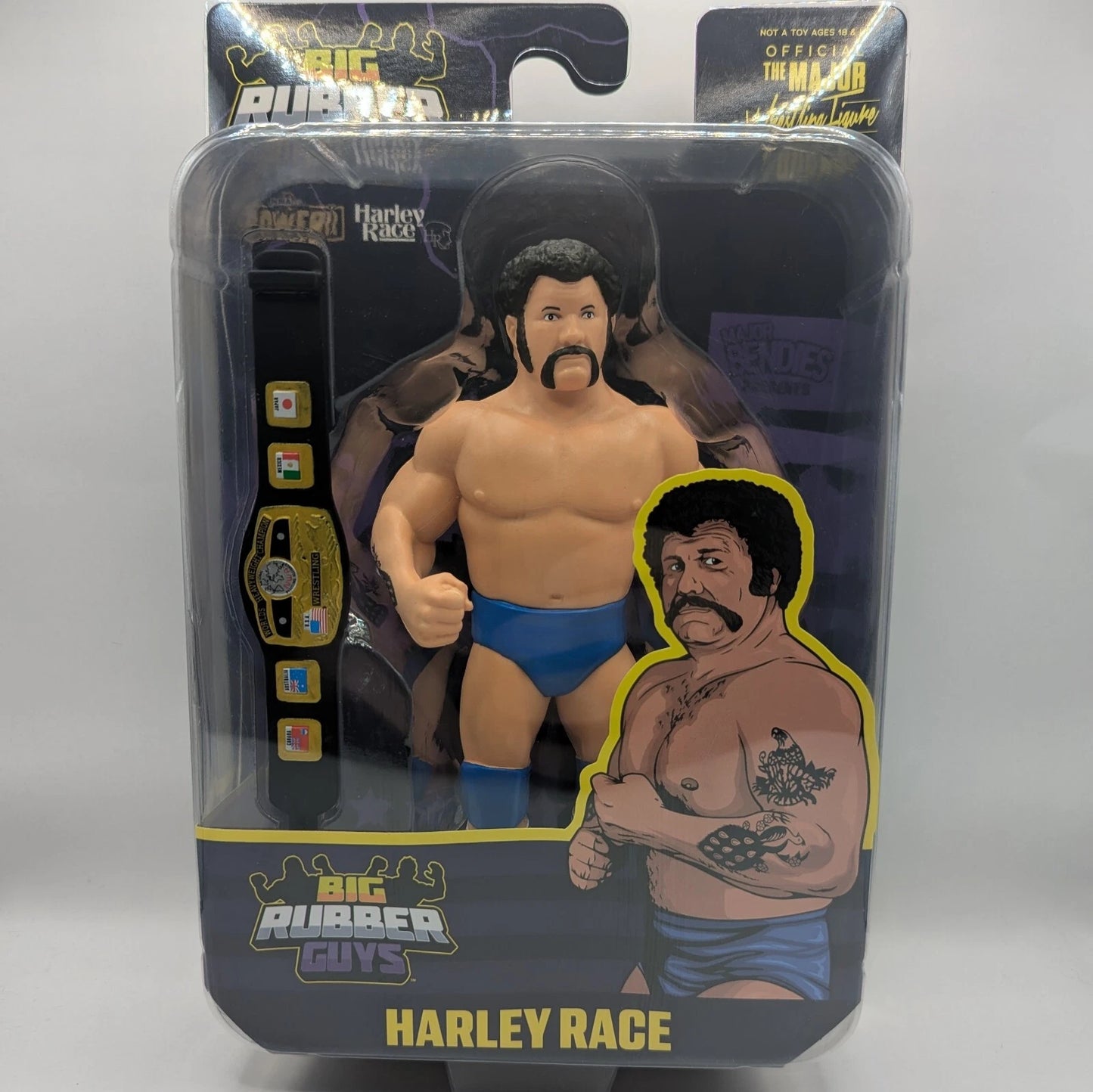 2025 Major Wrestling Figure Podcast Big Rubber Guys Series 9 Harley Race