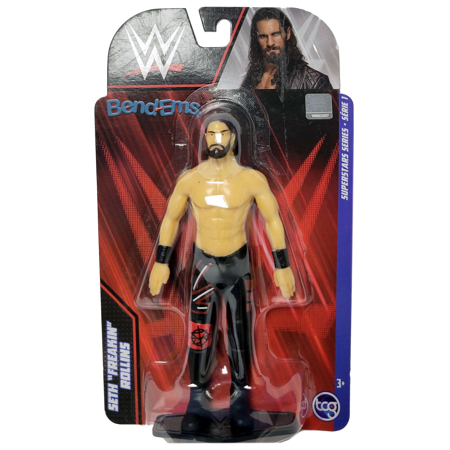 2023 WWE TCG Toys Bend-Ems Superstars Series 1 Seth "Freakin" Rollins