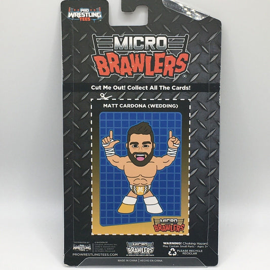 2021 Major Wrestling Figure Podcast Micro Brawlers Wedding Exclusive Matt Cardona