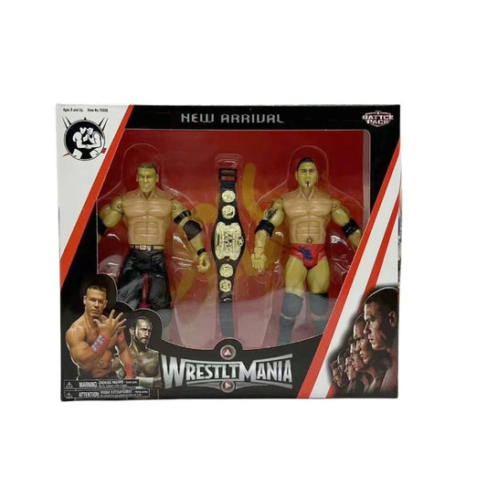 WWE Bootleg/Knockoff WrestleMania Battle Pack "Ruthless Aggression" John Cena & Batista