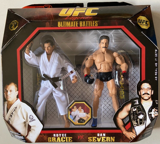 2010 Jakks Pacific UFC 4 Ultimate Battles Series 3 Legends: Royce Gracie vs. Dan Severn