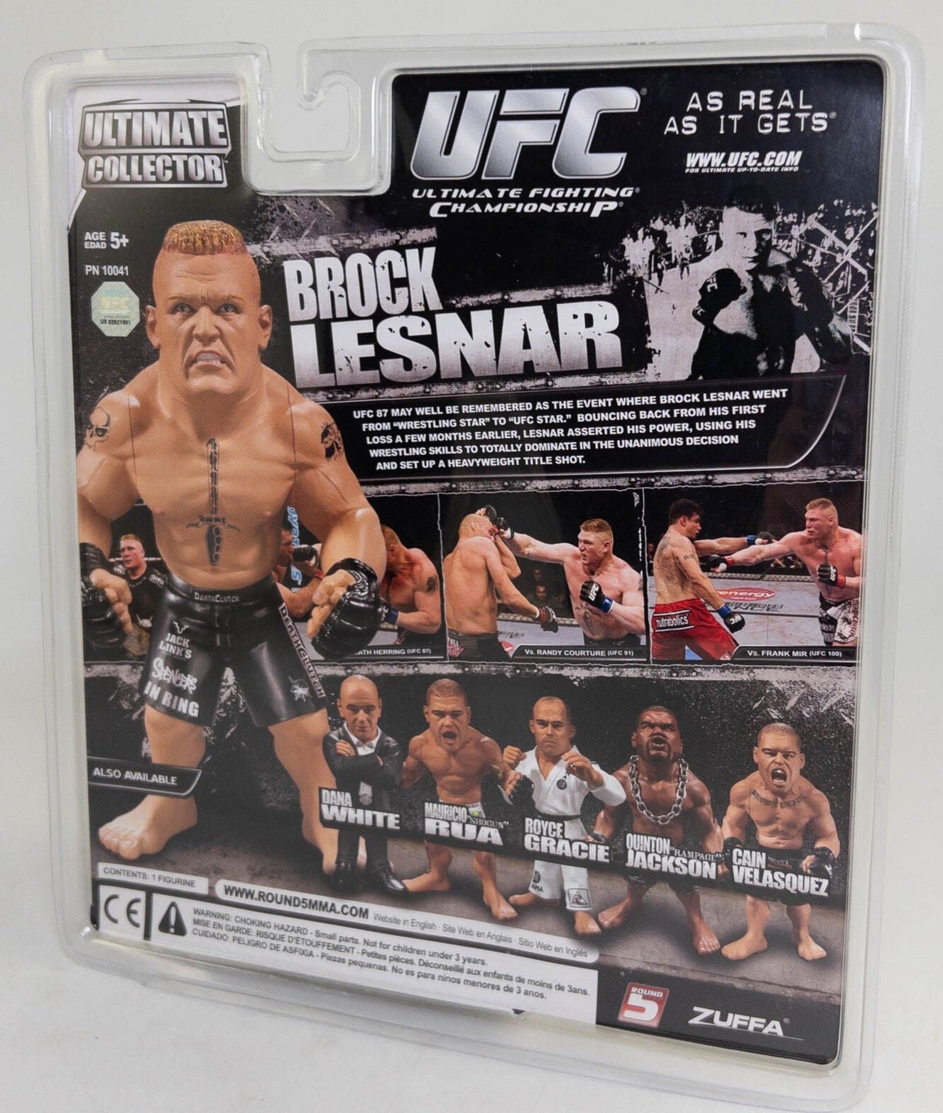 UFC ROUND5 フィギュア WEC版 3体セット+おまけ UFC Round 5 Chuck Liddell & Randy Couture 10 Inch Figure Set Live