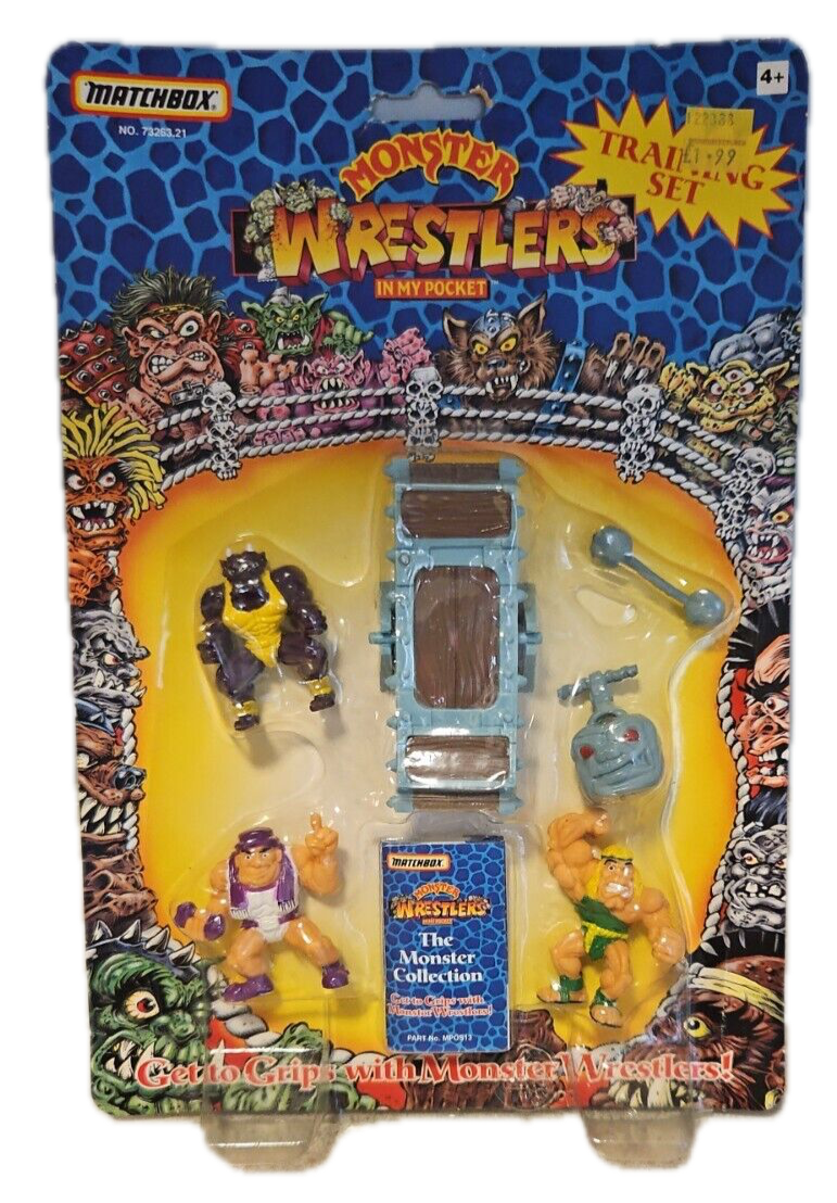 1994 Matchbox Monster Wrestlers In My Pocket Training Set
