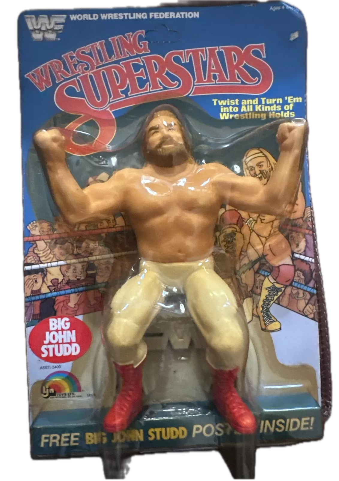 1985 WWF LJN Wrestling Superstars Series 1 Big John Studd