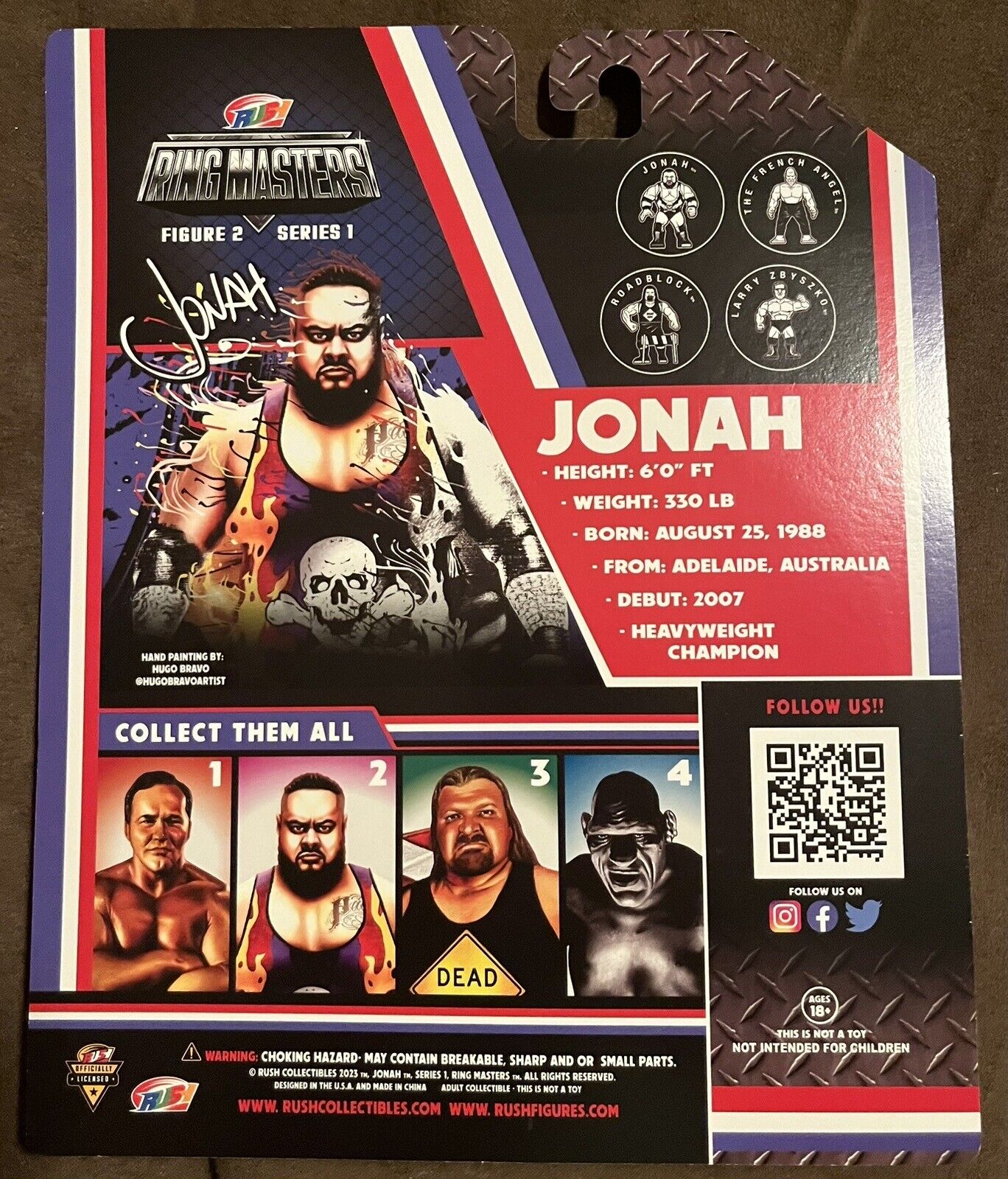 2023 Rush Collectibles Ring Masters UK Exclusive JONAH