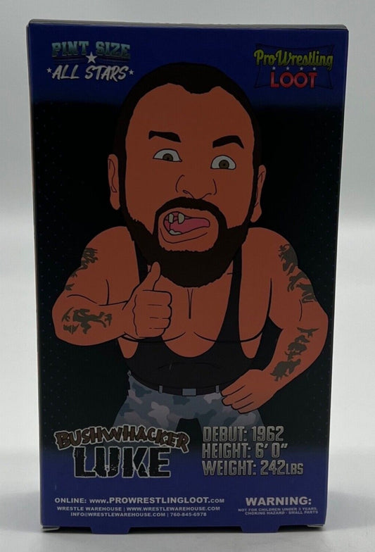 2023 Pro Wrestling Loot Pint Size All Stars Bushwhacker Luke