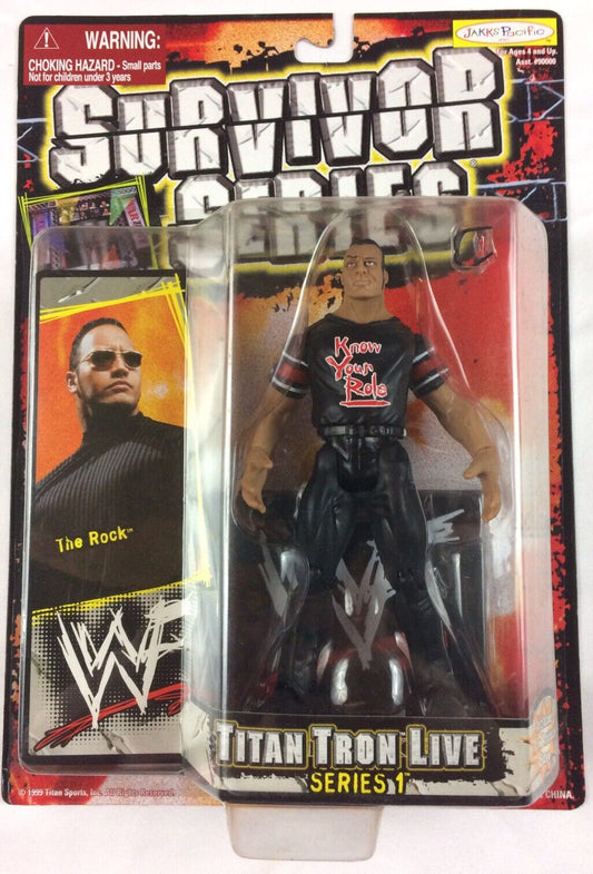 1999 WWF Jakks Pacific Titantron Live Series 1 The Rock