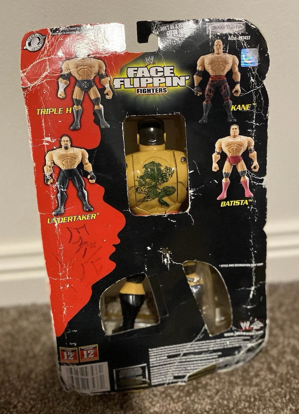 2006 WWE Jakks Pacific Face Flippin' Fighters Series 2 Batista